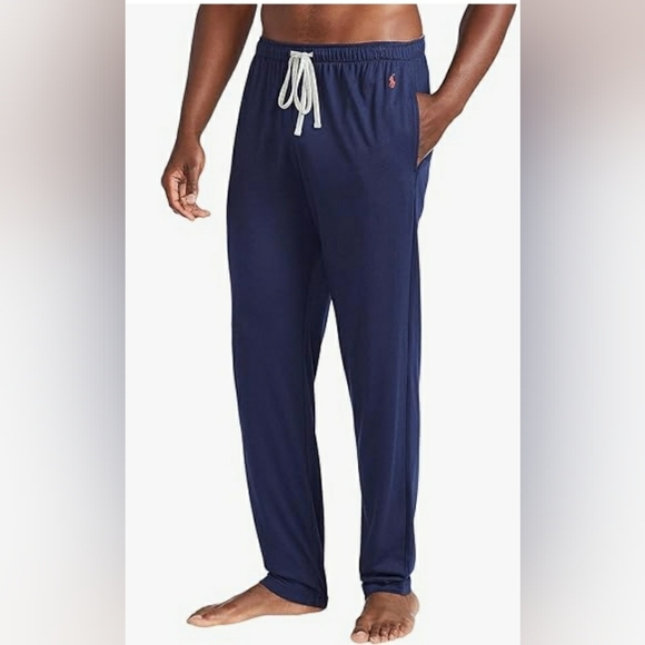 New Polo Navy Atleasure Relax Knit Loungewear Big Tall 4XT Soft Stretch Joggers - Picture 1 of 6